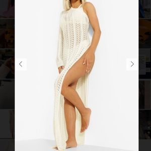 Crochet cover up dress